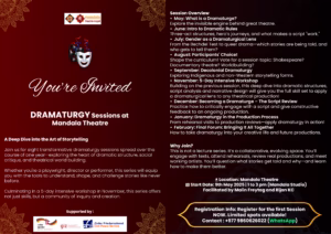 🎭 DRAMATURGY Sessions at Mandala Theatre 1 🎭 DRAMATURGY Sessions at Mandala Theatre 1